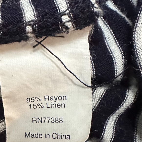 J. CREW navy white striped tank dress, S. - Picture 5 of 9